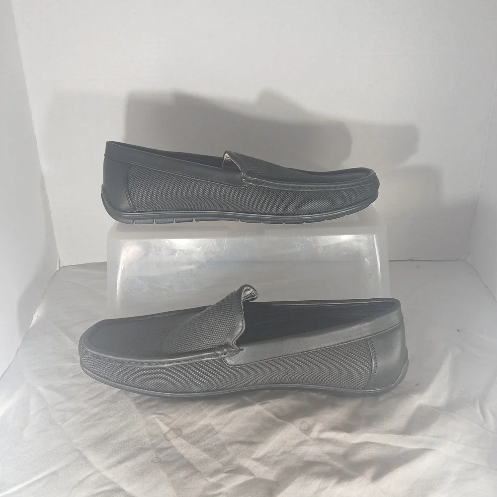 Beverly Hills Polo Club Longwood Loafers‎ 10 Black Slip On Driving Mocs BP921970